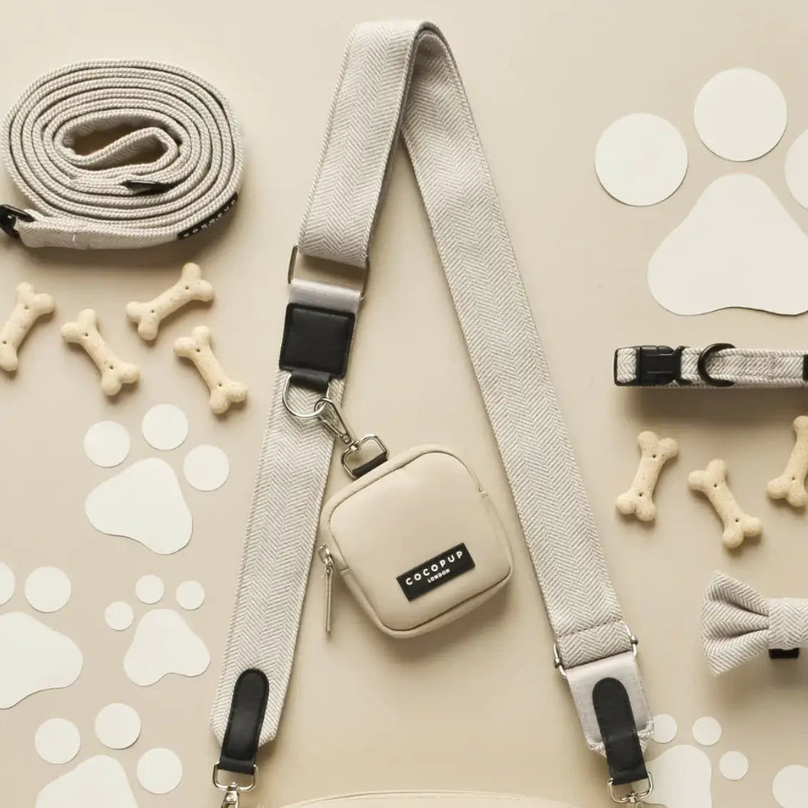 Cocopup Bag Strap - Tweed Brown