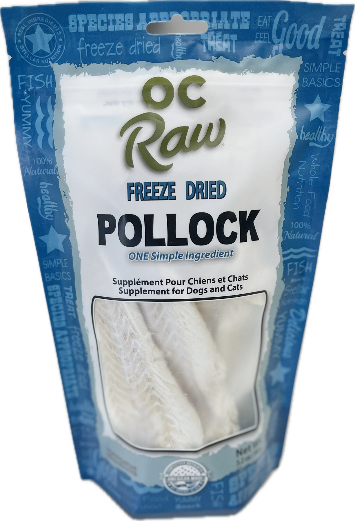 Pollock – 3.2 oz Freeze Dried