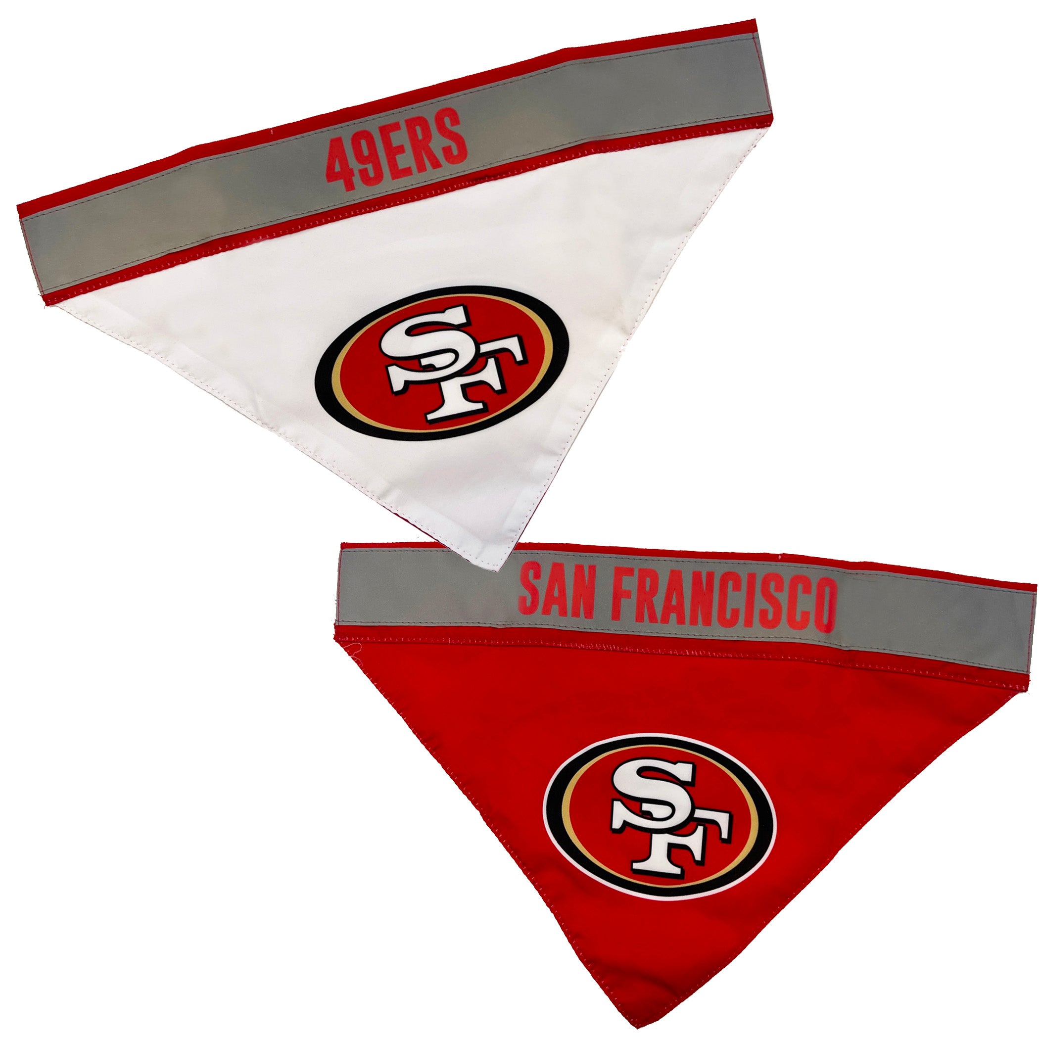 San Francisco 49ers Reflective Reversible Bandana