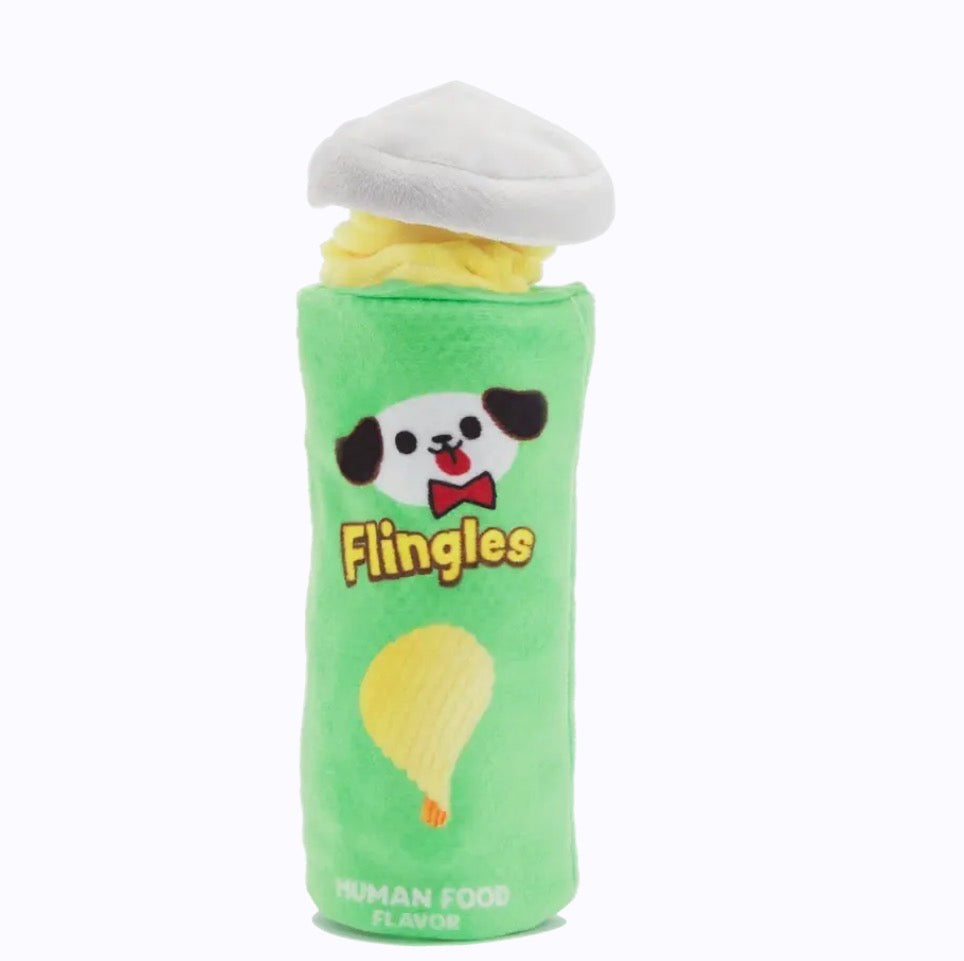 Fingles Can Plush Tug Toy