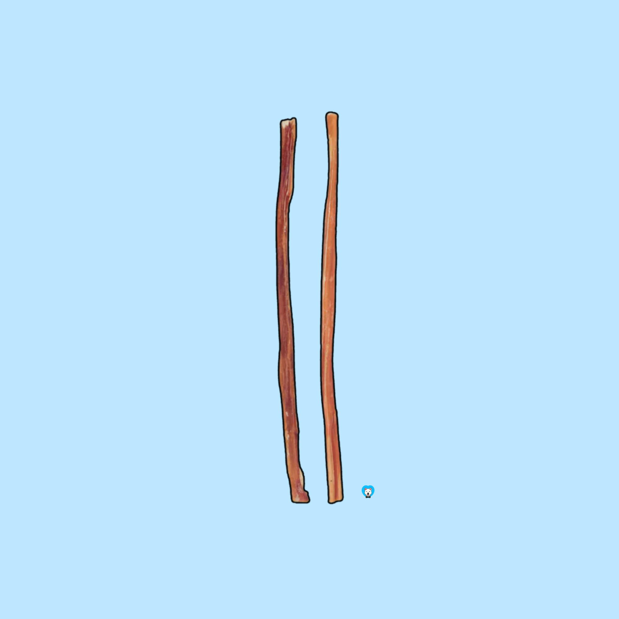 12" Beef Bully Sticks - Thin