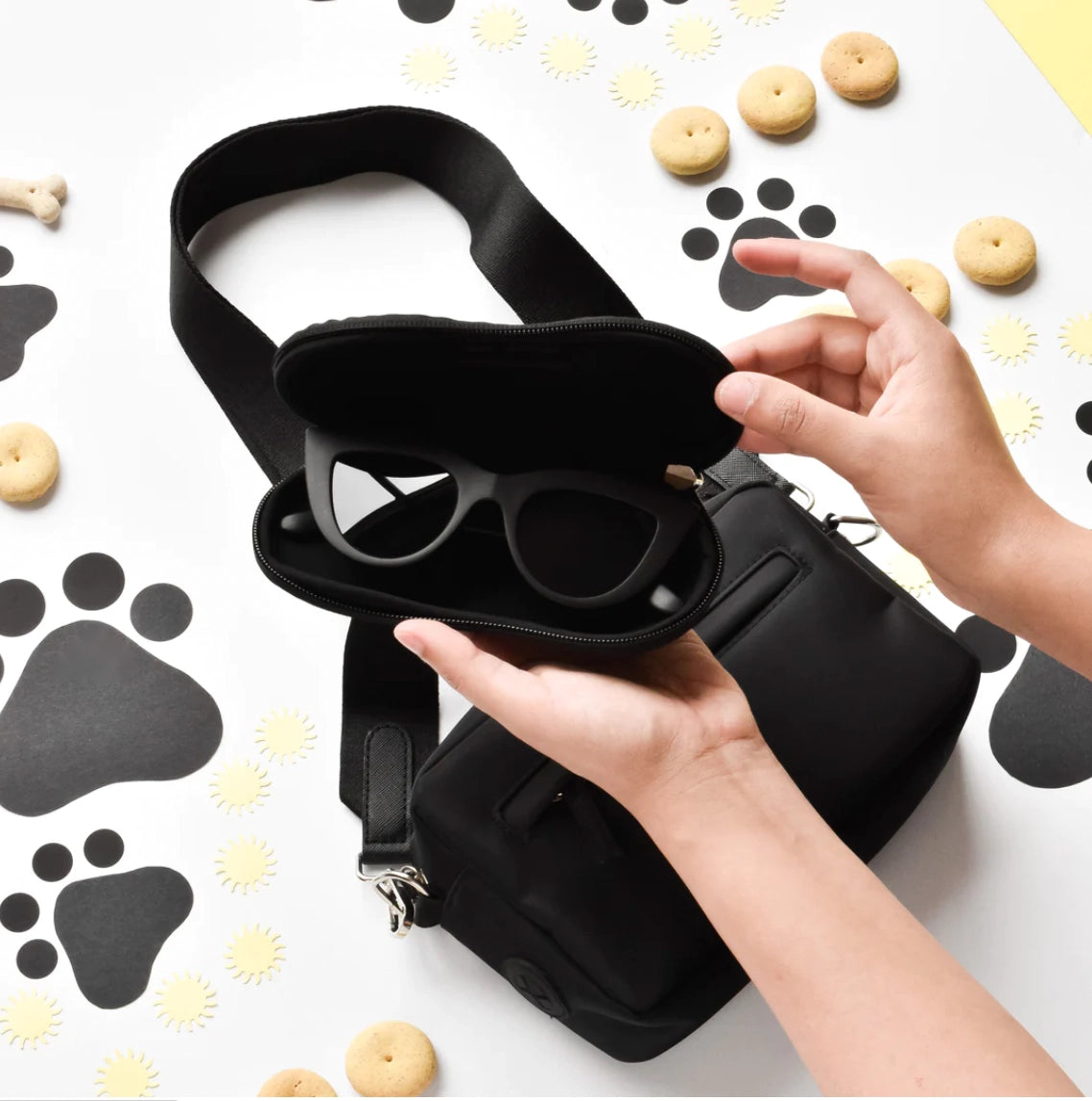 Cocopup Sunglass Case - Black