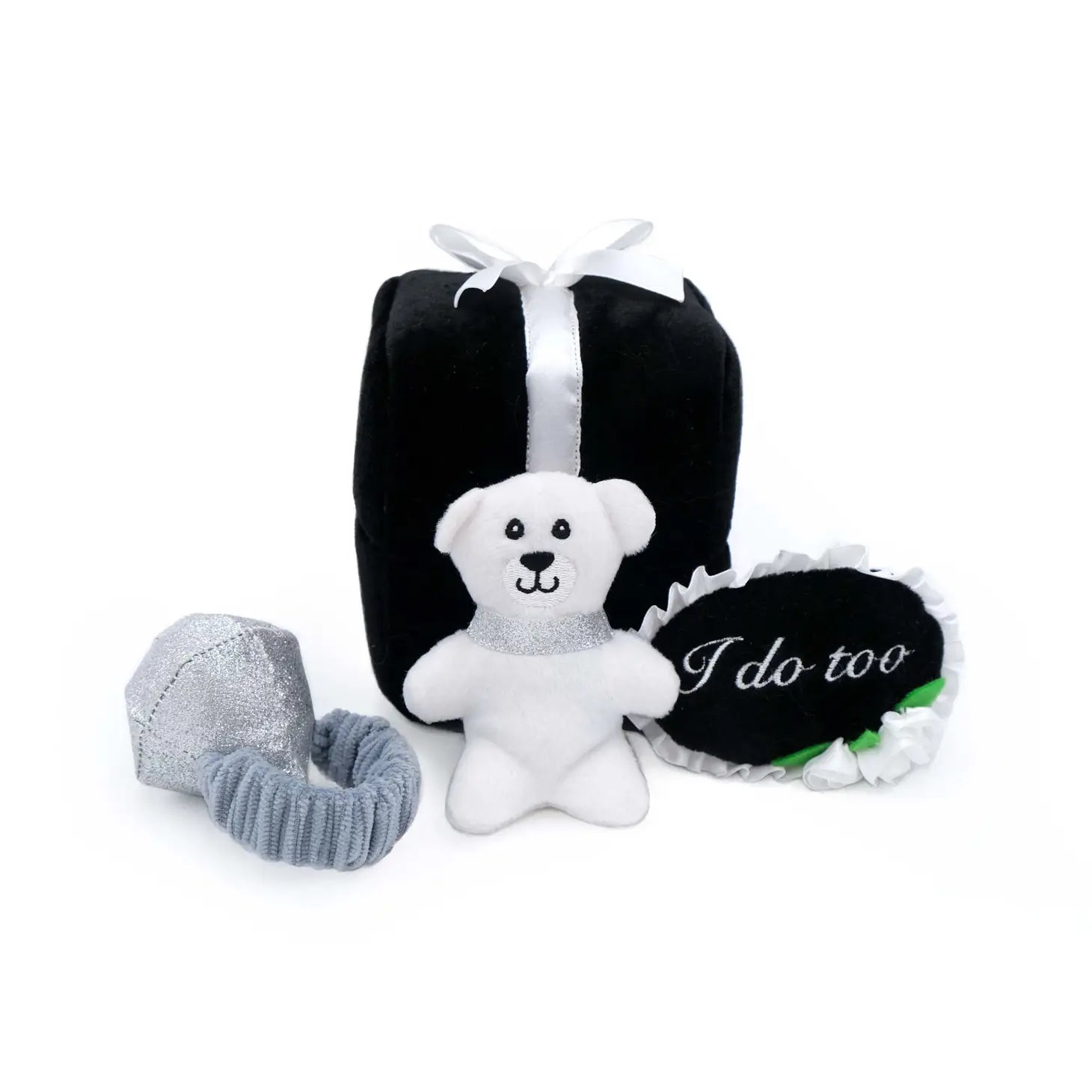 Wedding ring top dog toy