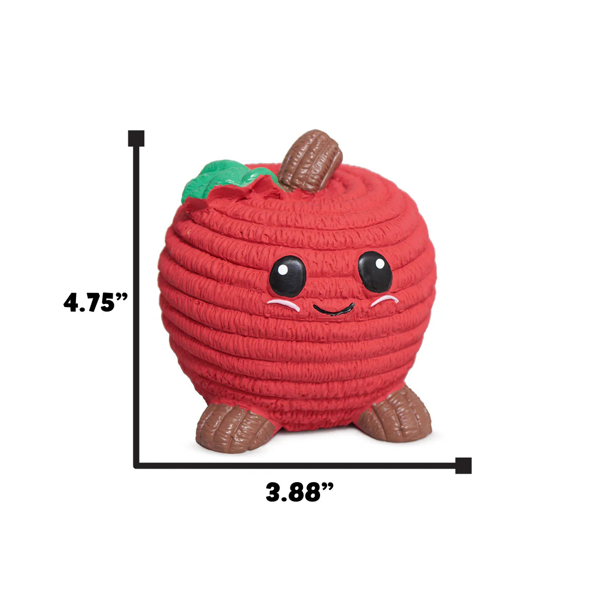 Sweet Cheeks Foodies Apple Ruff-Tex® Latex Ball Dog Toy