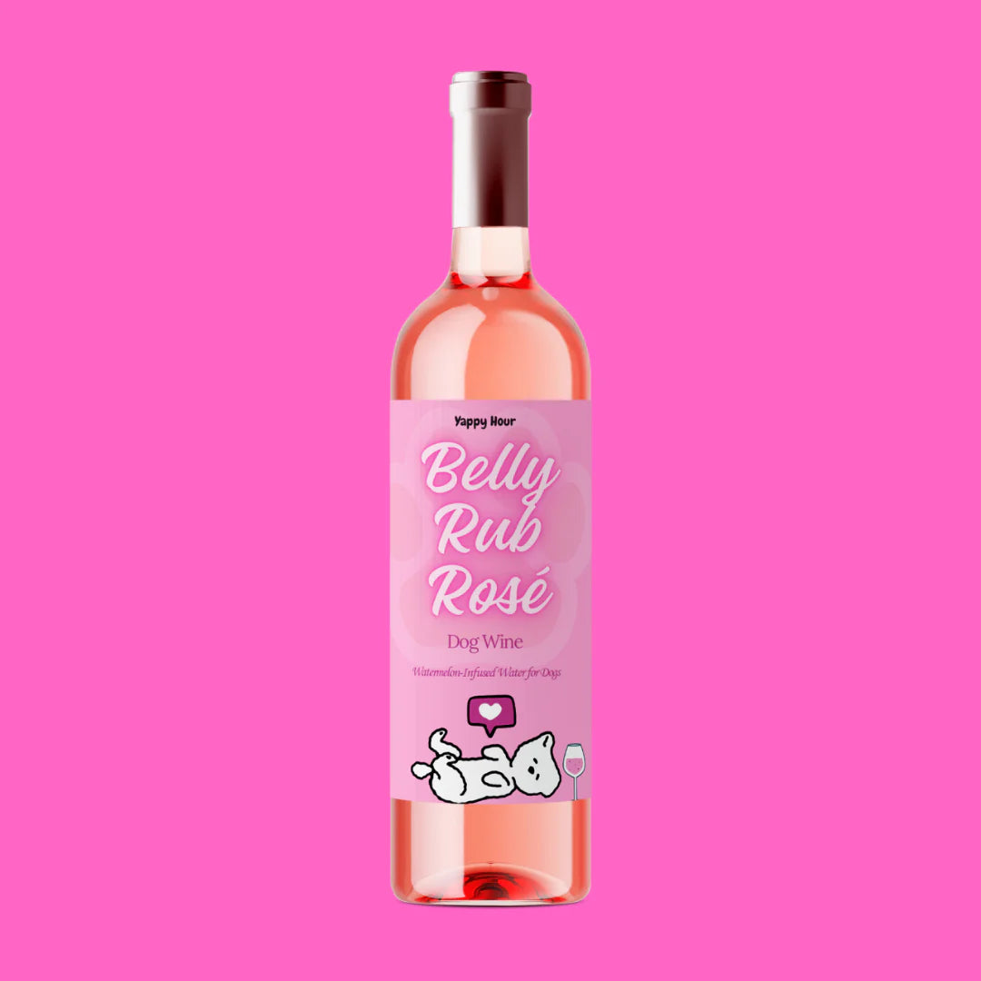 Belly Rub Rose Dog Wine