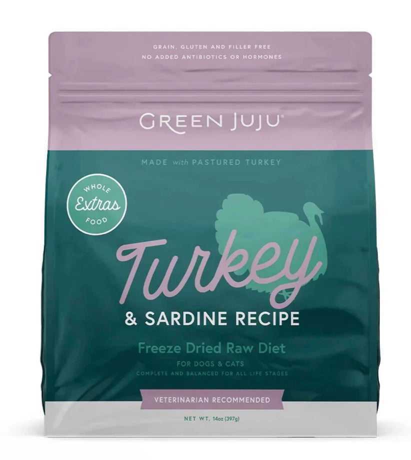 Extras Turkey & Sardine - Complete & Balanced Freeze-Dried Meal
