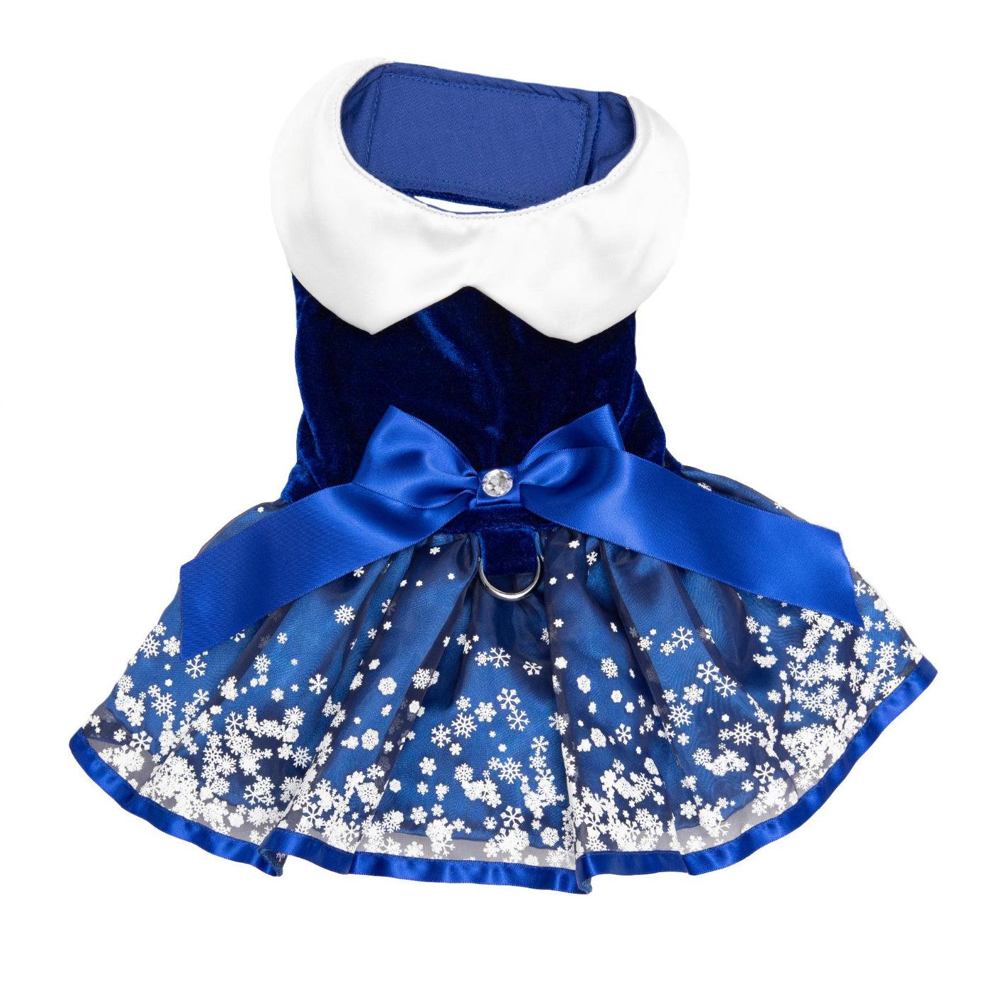 Holiday Harness Dress - Snowflakes