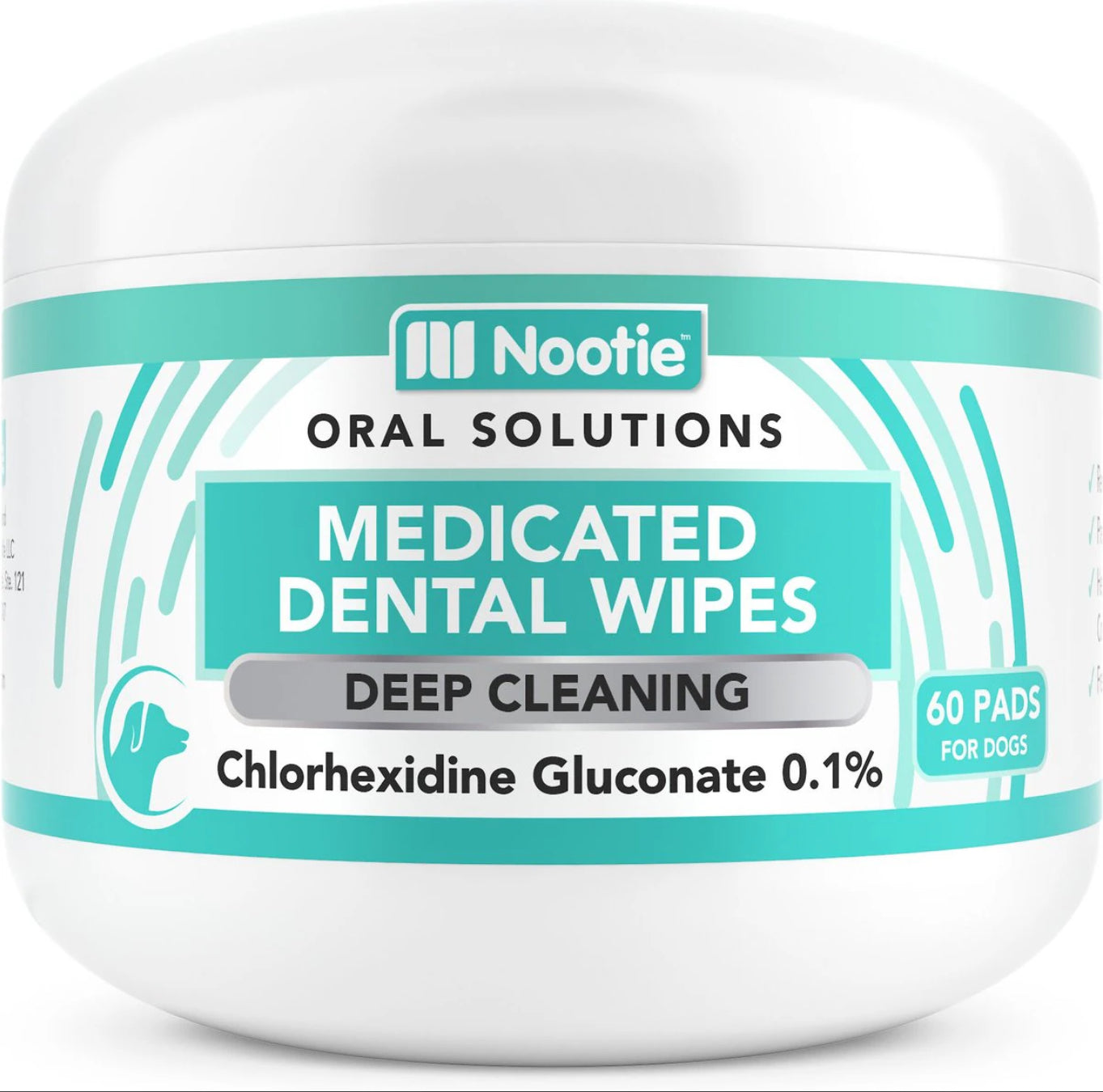 Medicated Dog Dental Wipes