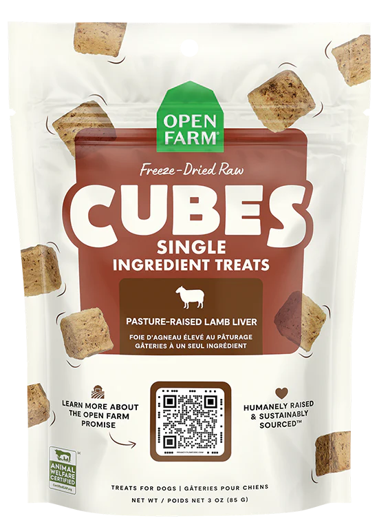 Freeze Dried Raw Lamb Liver Cubes Treat