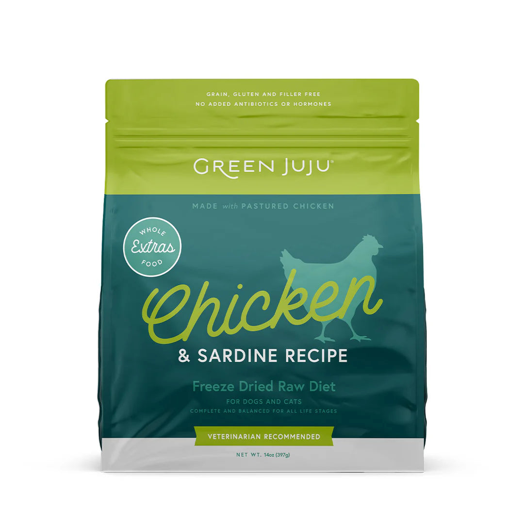 Extras Chicken & Sardine – Complete & Balanced Freeze-Dried Meal