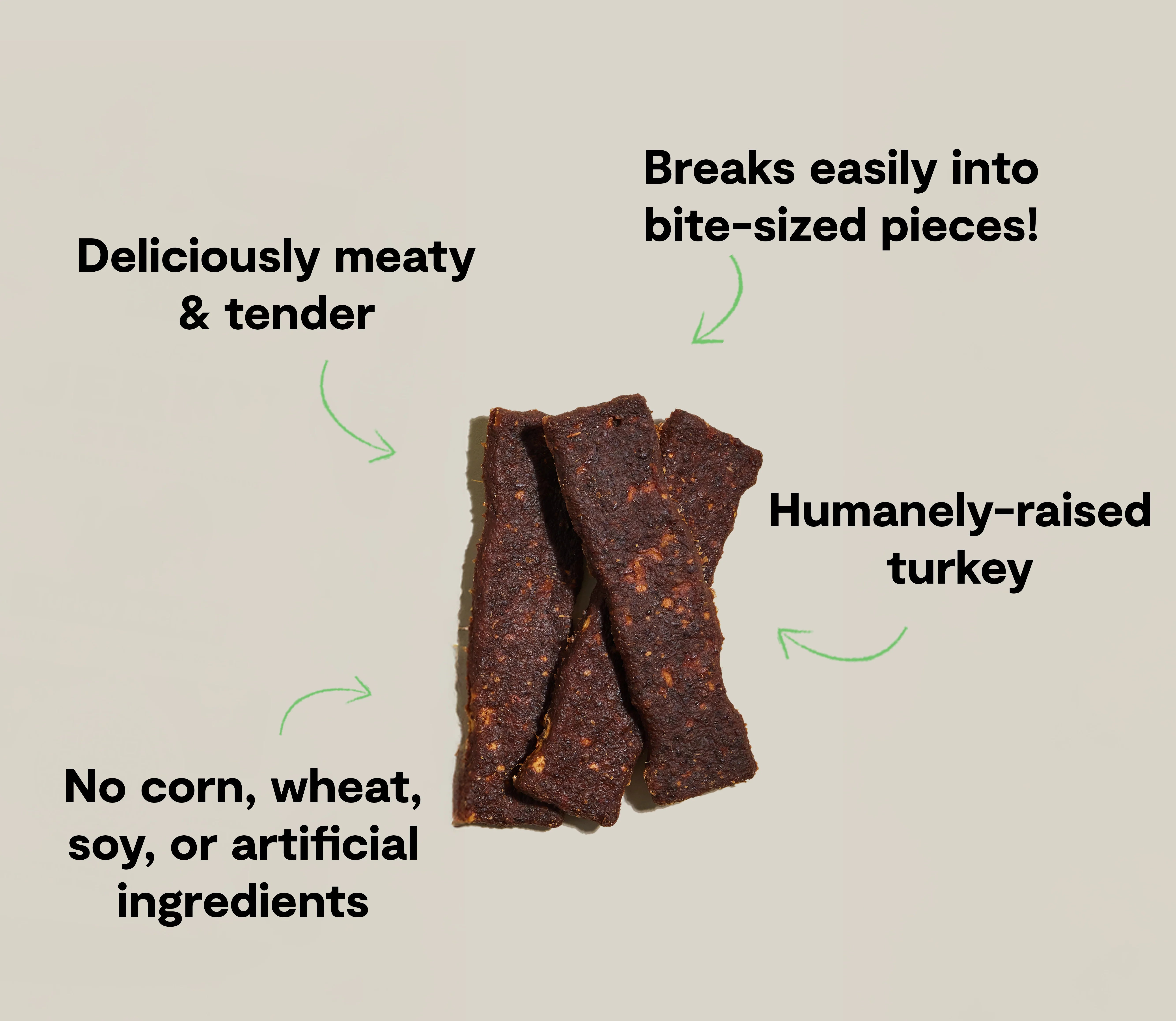 Grain-Free Turkey Jerky Strips
