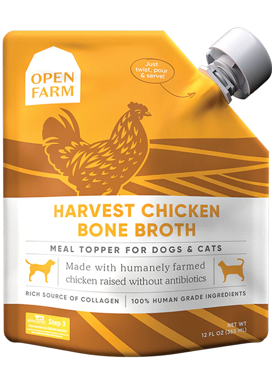 Open Farm Harvest Chicken Bone Broth  - 12oz