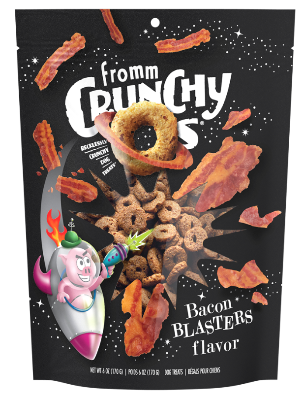 Crunchy Os Bacon Blasters Flavor Dog Treats