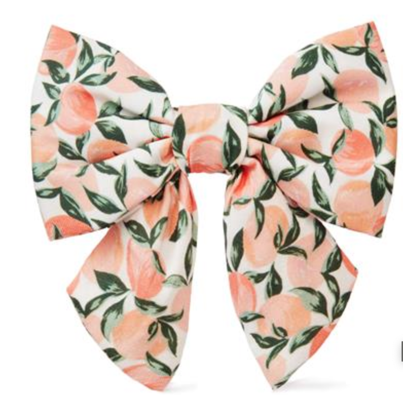 Peaches and Cream Lady Dog Bow