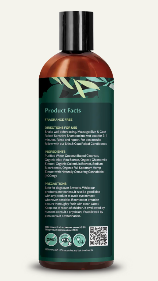 Sensitive Skin CBD Shampoo