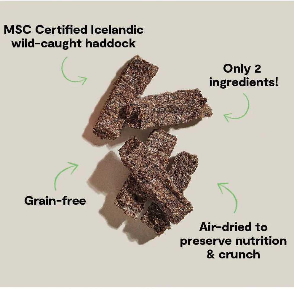 Air-Dried Haddock & Blueberry Dog Treat Bars Bars