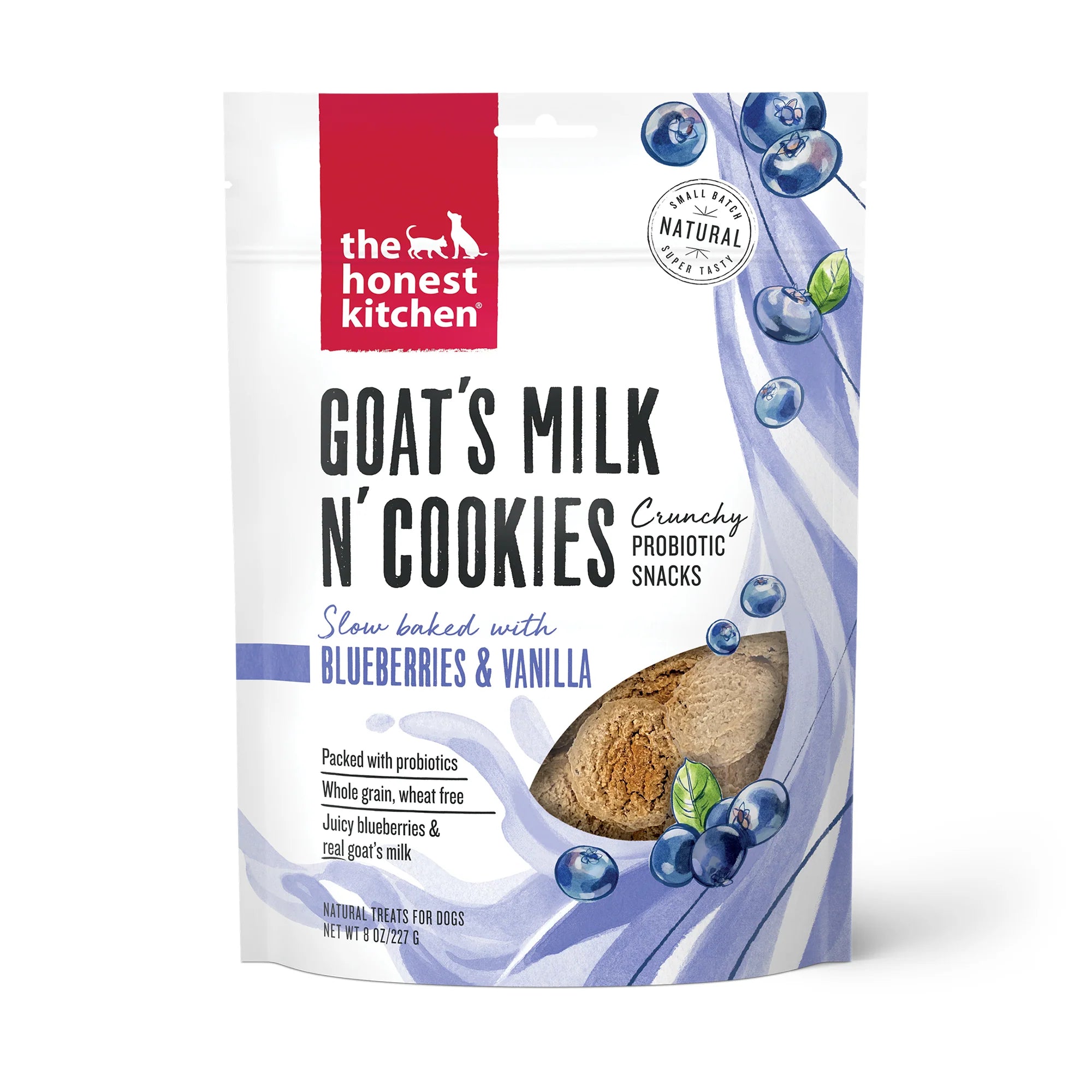 Blueberry & Vanilla Goat Milk Cookies