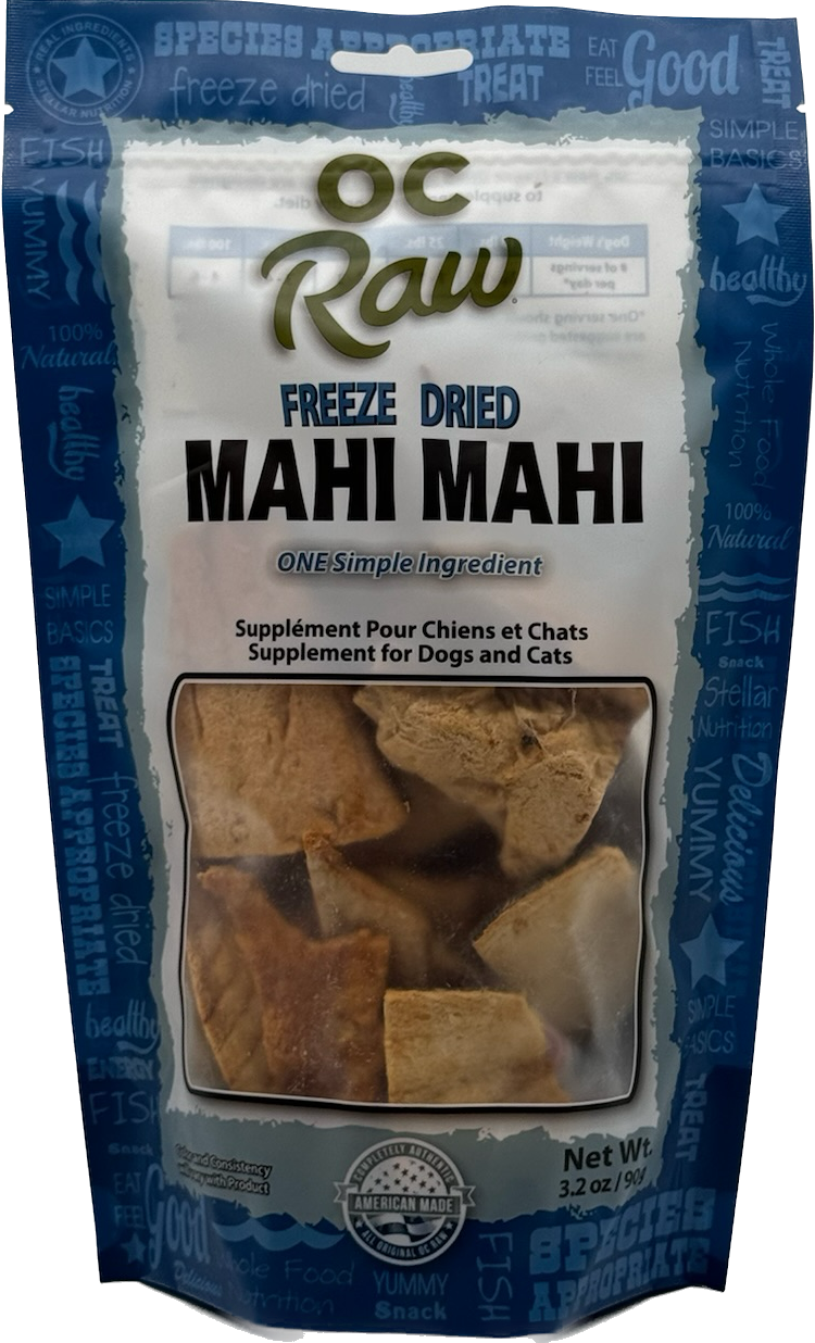 Mahi Mahi ~ 3.2 oz Freeze Dried