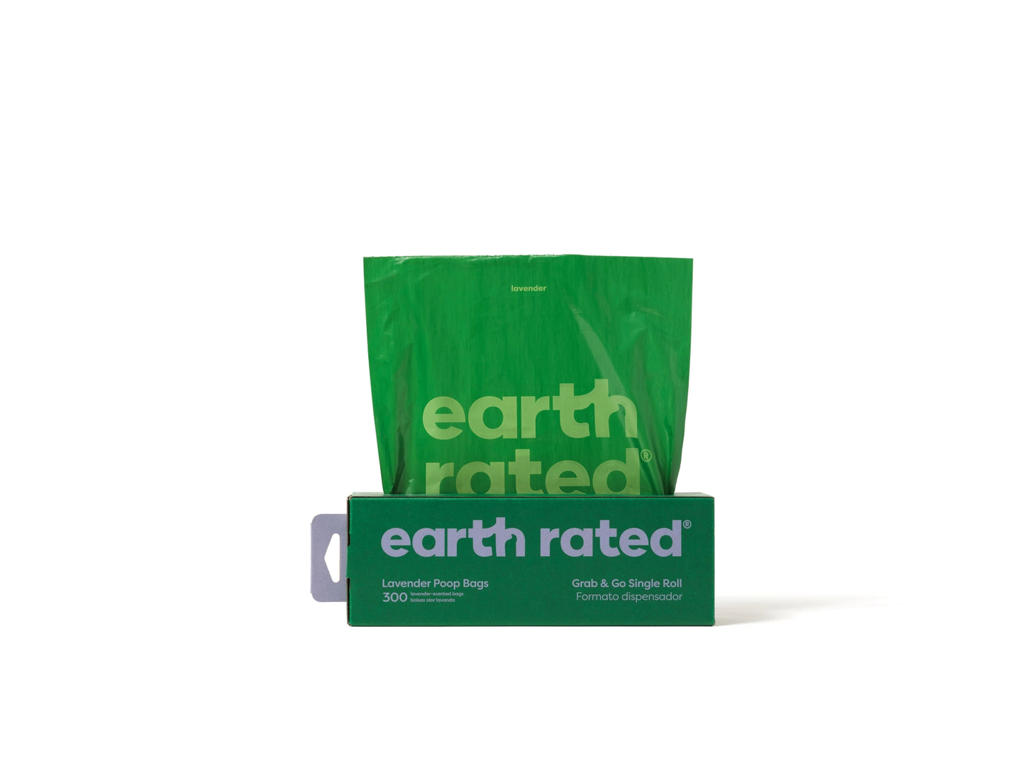 Earth Rated Lavender Scented Single Roll Dog Poop Bags, Count of 300