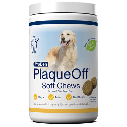 Plaqueoff Soft Chews Large Breed 45ct