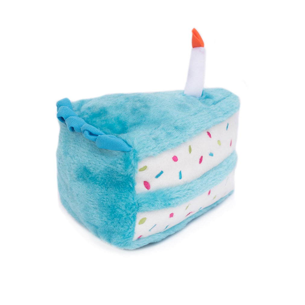 ZippyPaws Birthday Cake - Blue