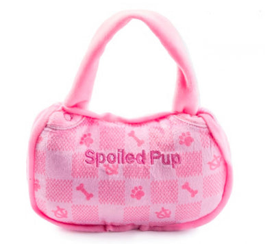 Pink Checker Chewy Vuiton Handbag
