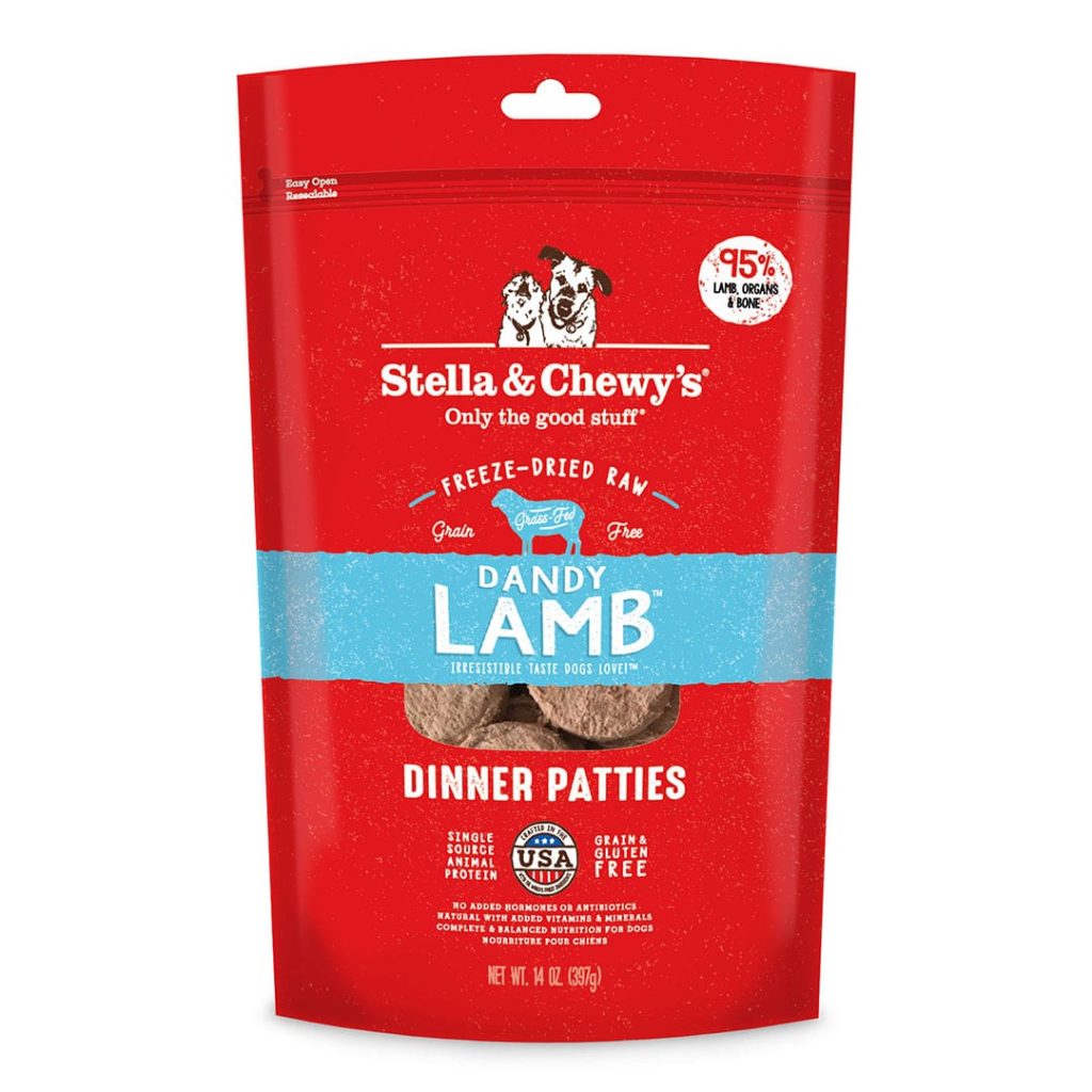 Stella & Chewy's Dandy Lamb Freeze-Dried Raw Dinner Patties - 14oz