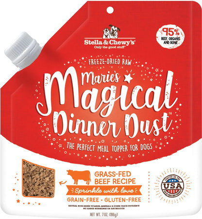 Stella & Chewy's Magical Dinner Freeze-Dried Raw Dust Grass-Fed Beef Topper