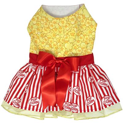 Movie Theater Popcorn Dress & Leash