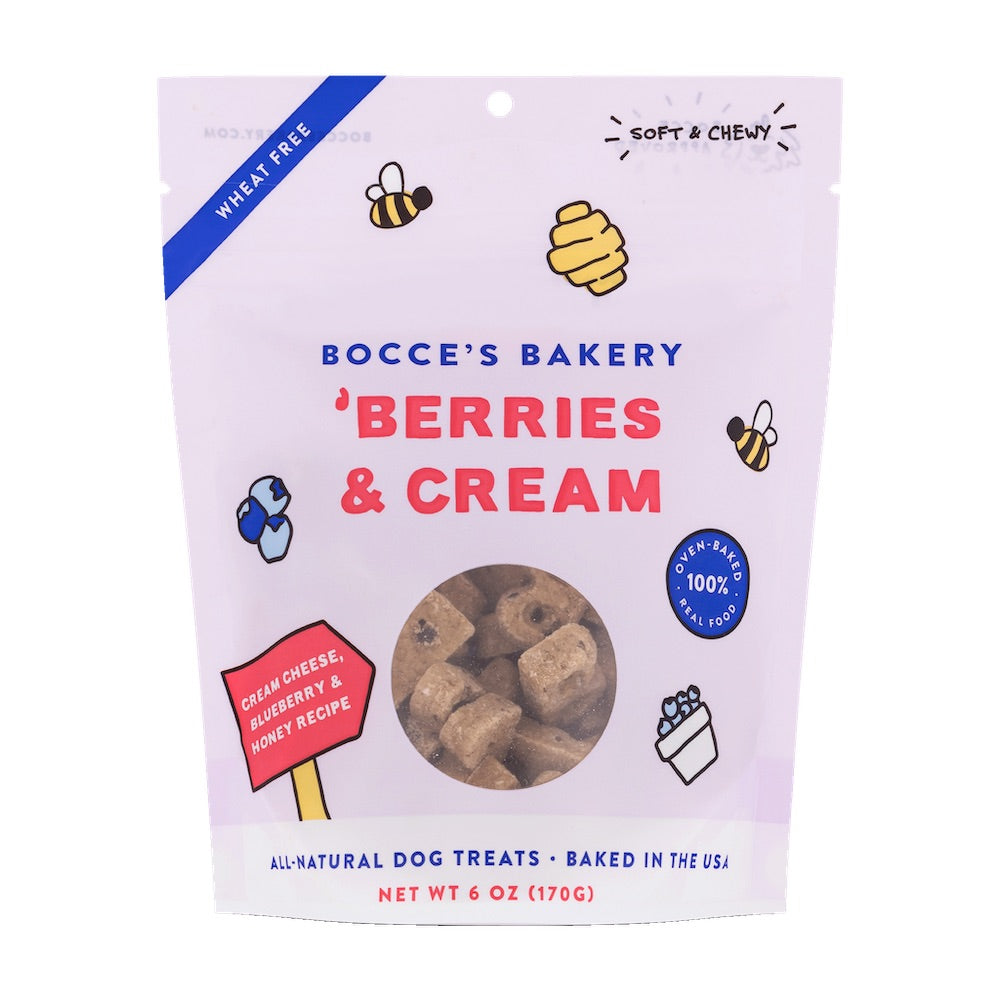 Bocce's Bakery 'Berries & Cream Soft & Chewy Treats for Dogs - 5 oz