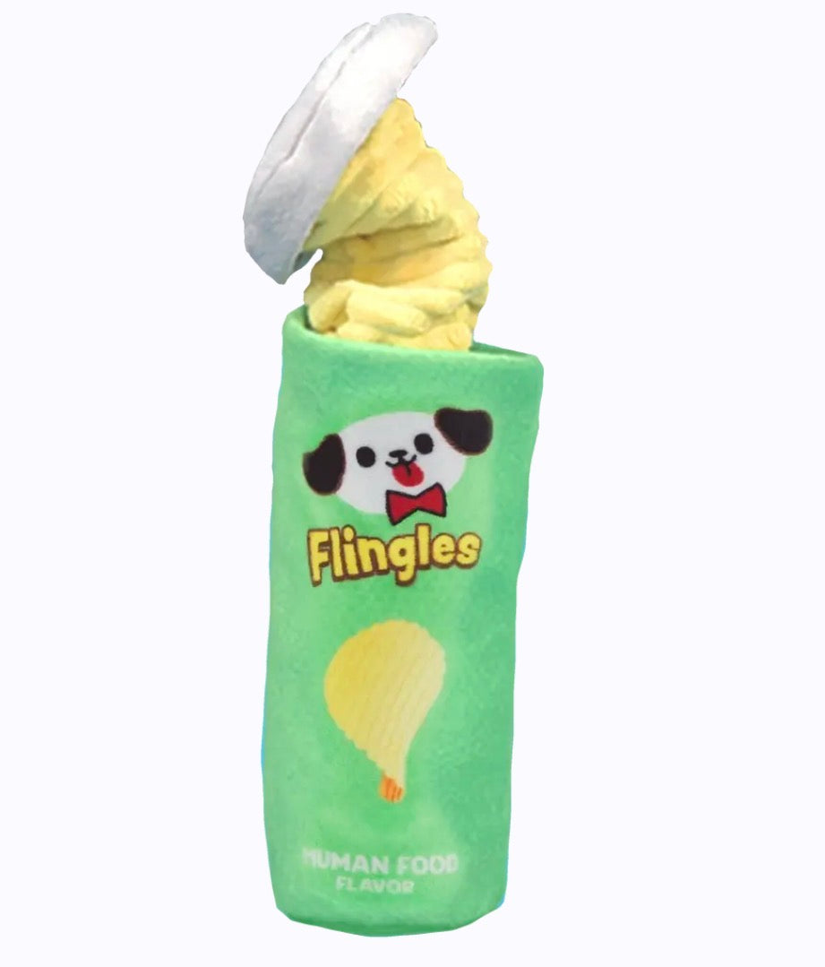 Fingles Can Plush Tug Toy