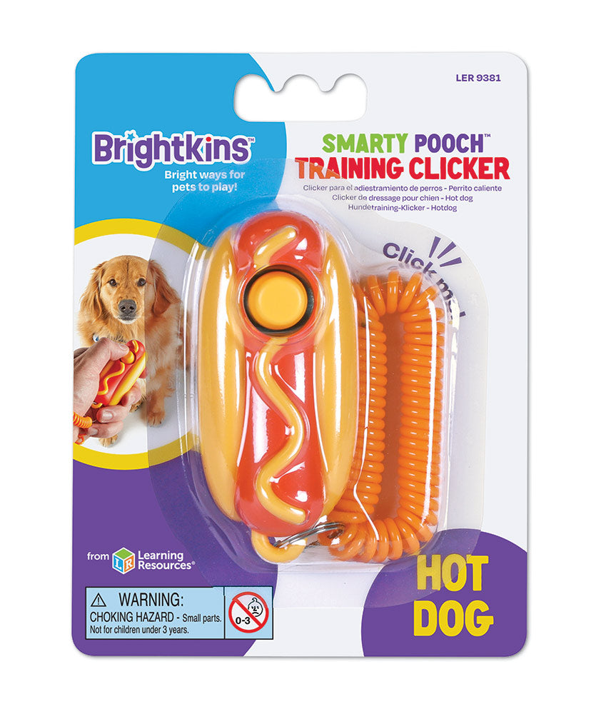 Brightkins™ Smarty Pooch™ Training Clicker - HOT DOG