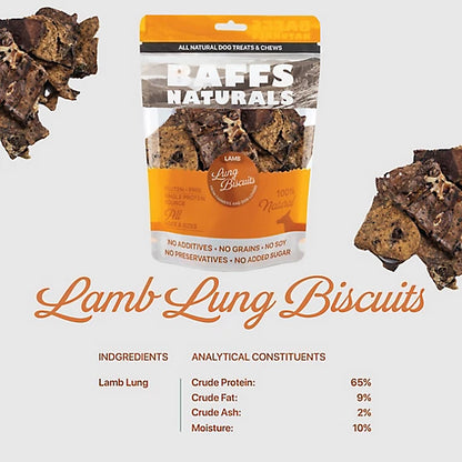 Lamb Lung Dog Biscuits