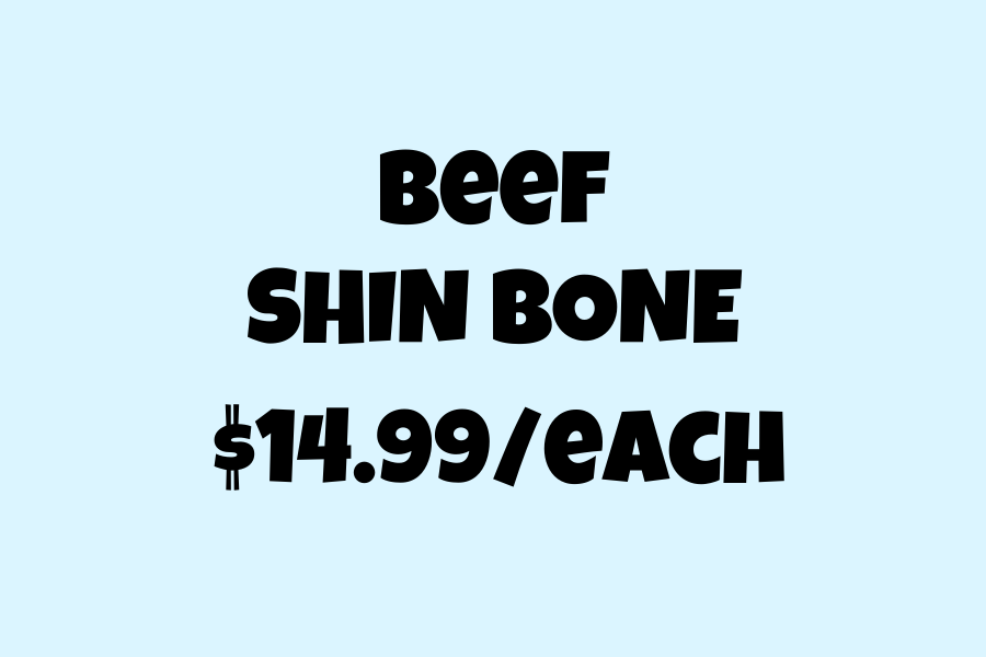 Natural Beef Shin Bone 12"