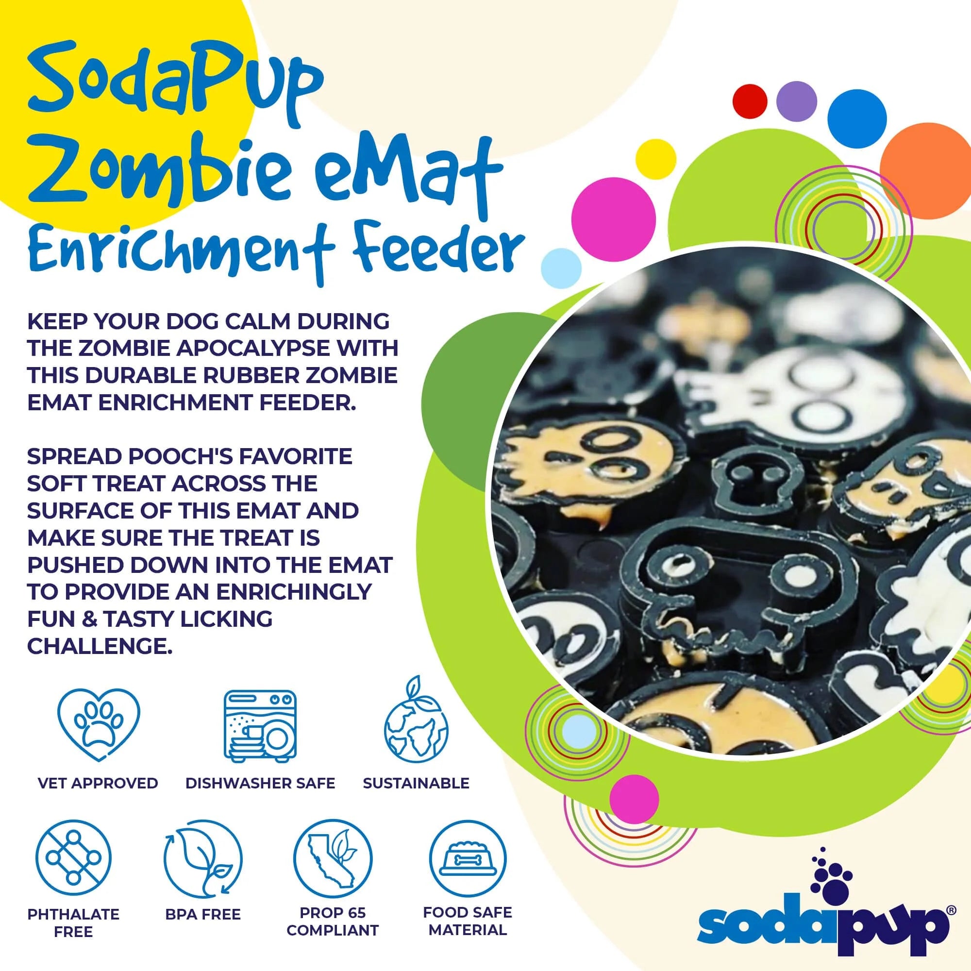 Zombie Enrichment Lick Mat