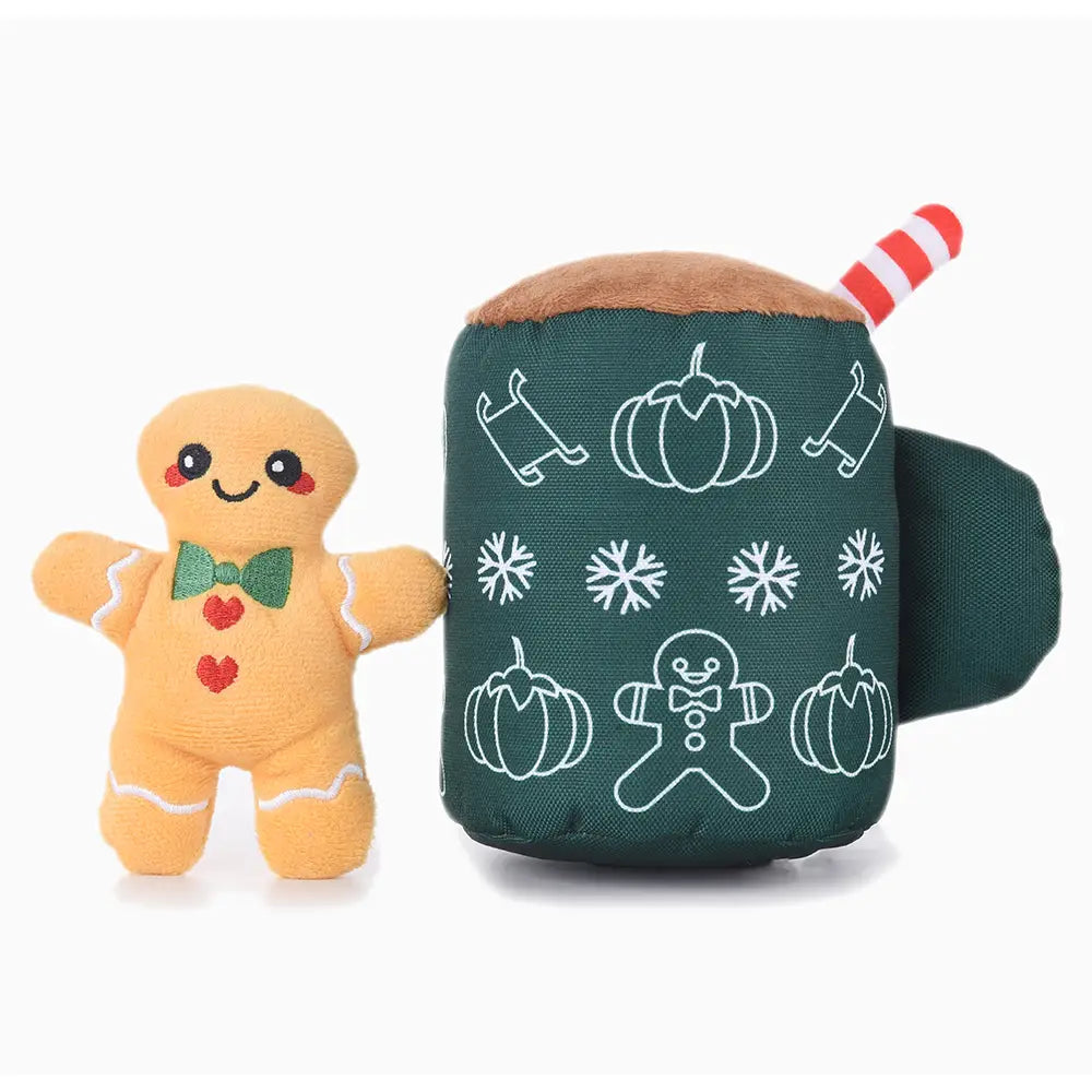 Hugsmart Pet - Happy Woofmas | Gingerbread Latte