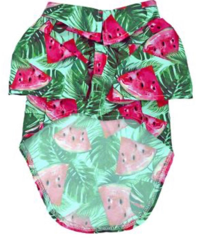 Hawaiian Camp Shirts - Juicy Watermelon