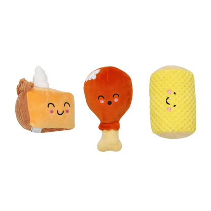 Pearhead Thanksgiving Dinner Dog Toy Set