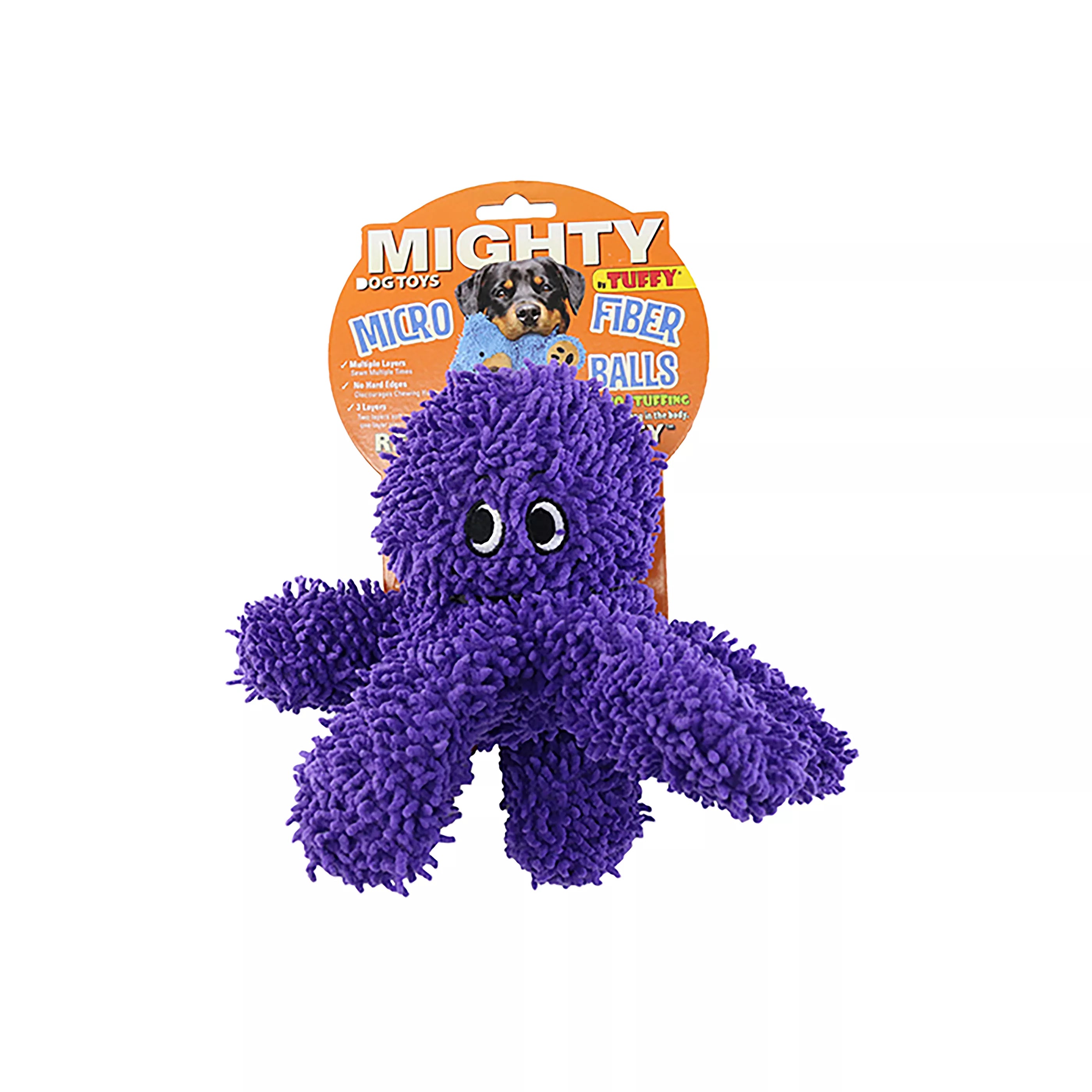 Mighty Dog Medium Ball Purple Octopus