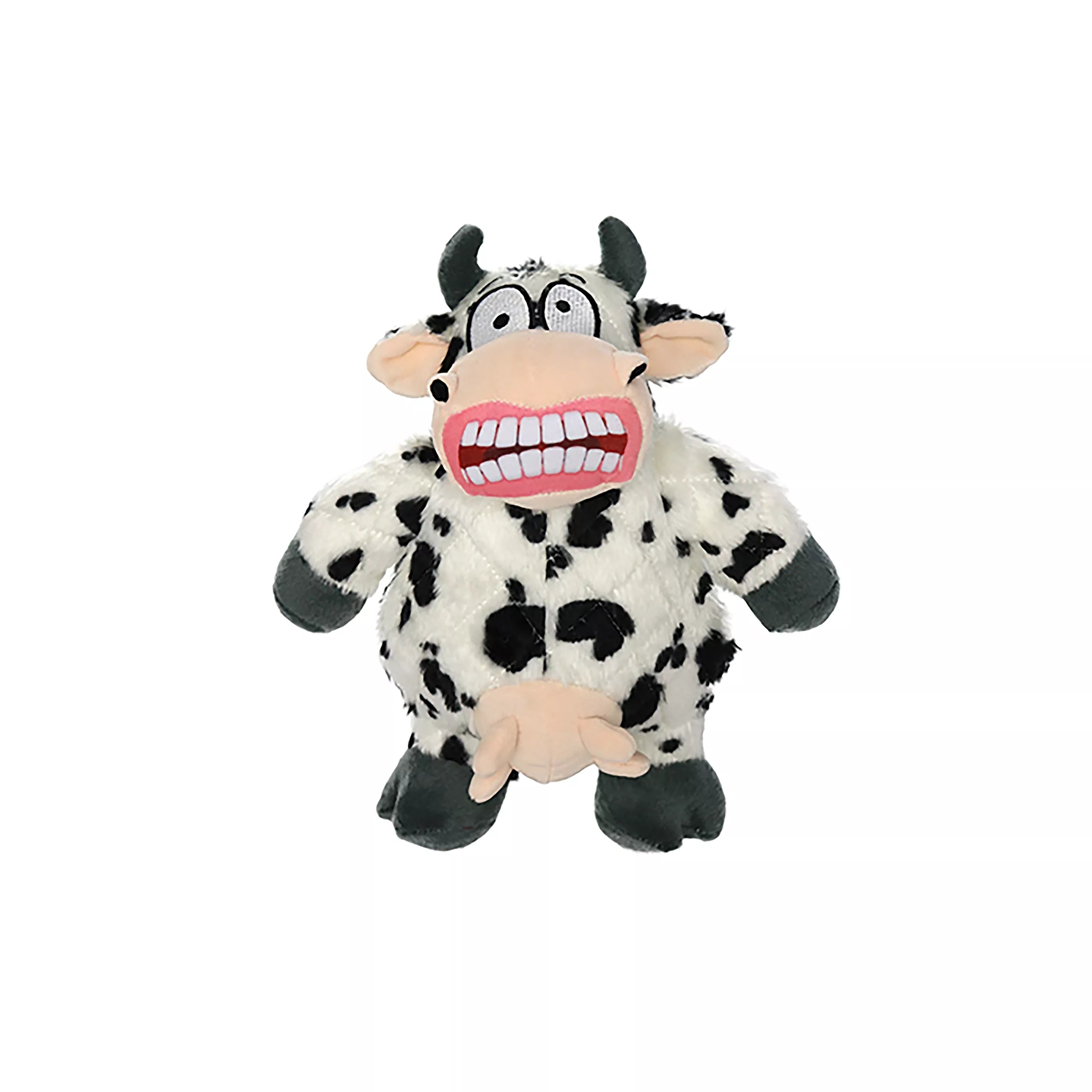 MIGHTY Angry Animals Cow Dog Toy
