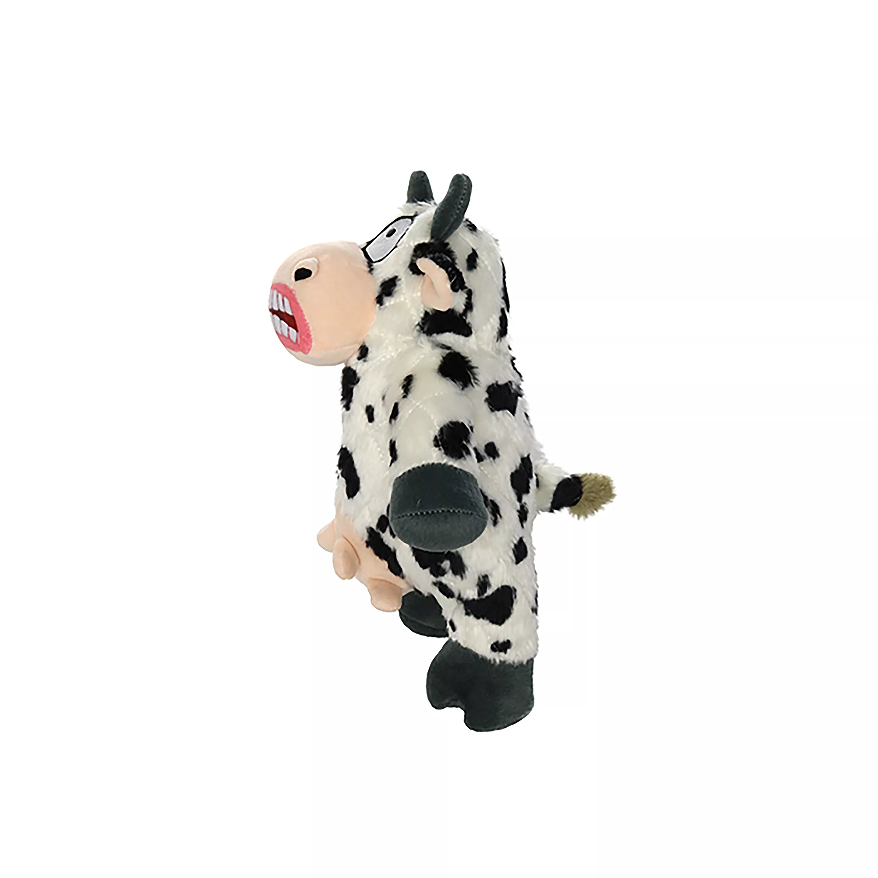 MIGHTY Angry Animals Cow Dog Toy