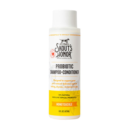 Skout'S Honor Probiotic Shampoo+Conditioner Honeysuckle 16oz