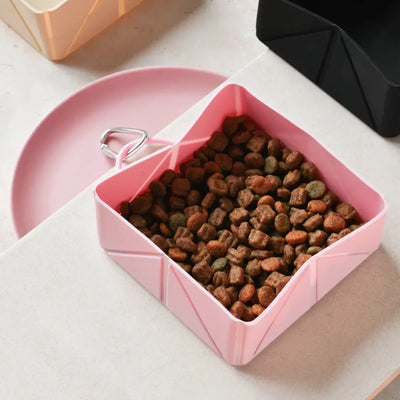 Cocopup Foldable Travel Bowl - Pink