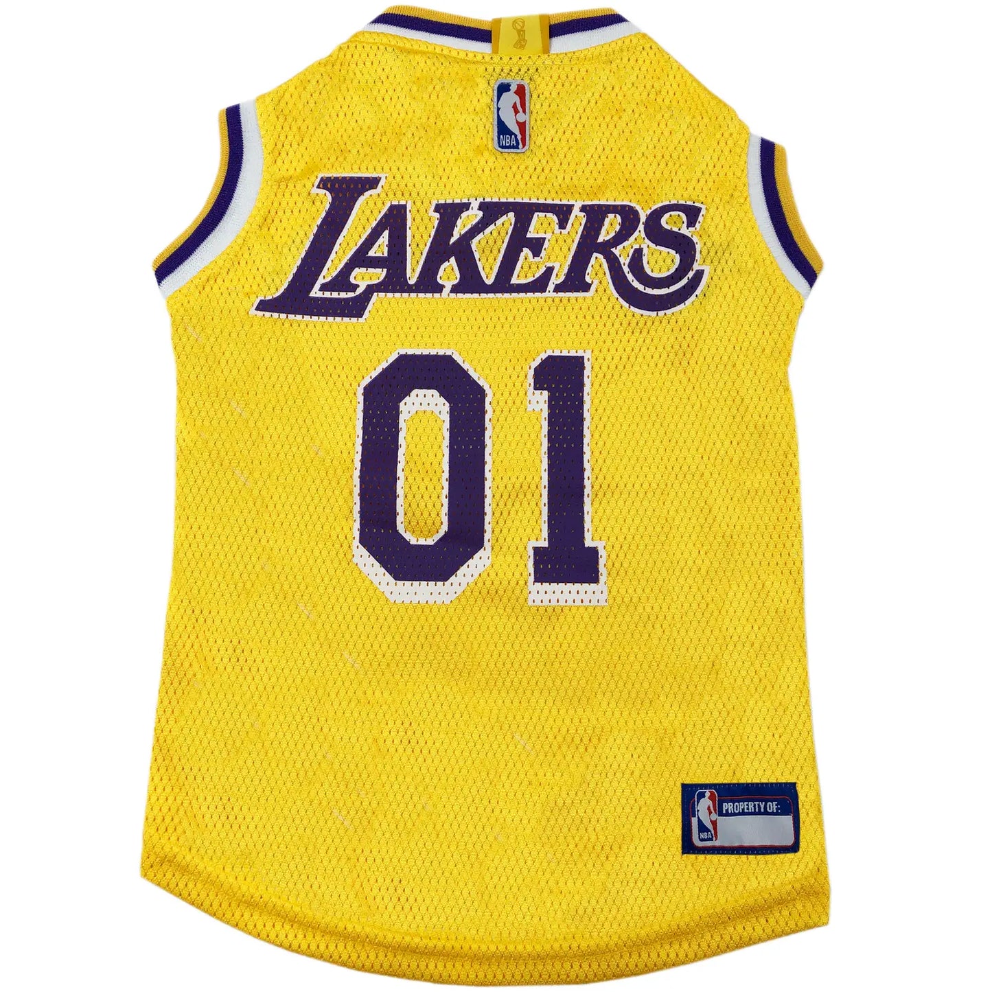 NBA LA Lakers Basketball Mesh Jersey by Pets First