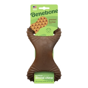 Benebone Dog Peanut Butter Dental Chew Medium
