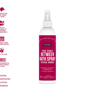 The Only Between Bath Spray Dogs Need - Winter Scent