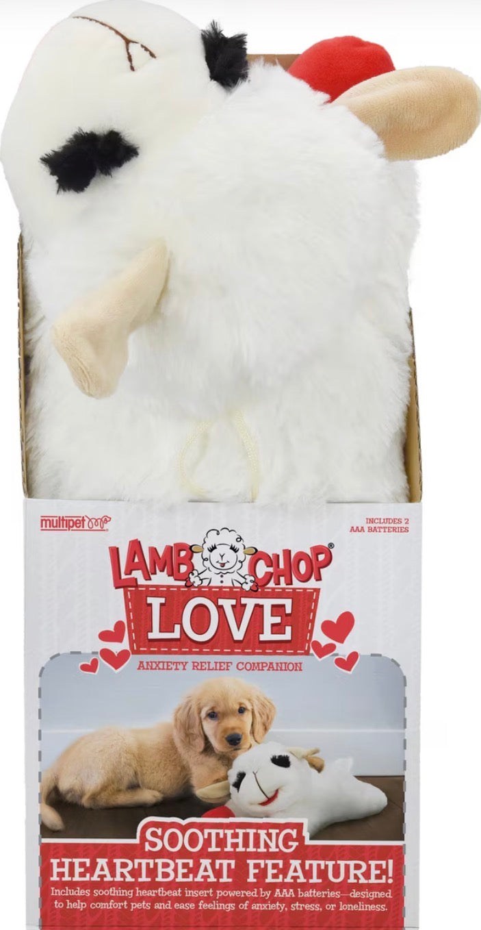 Lamb Chop Love Plush With Heartbeat