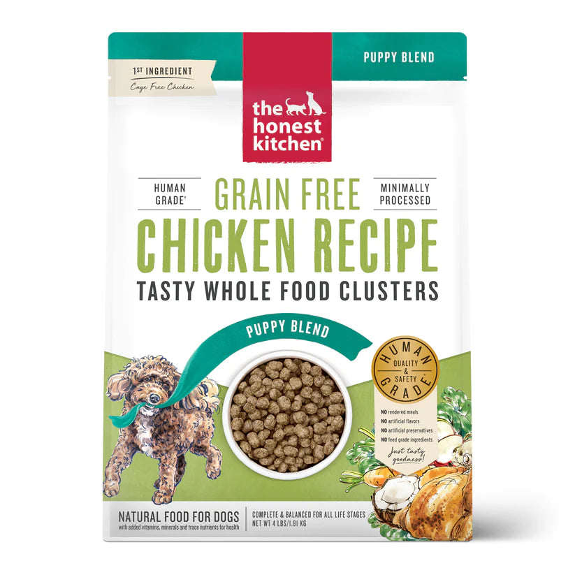 The Honest Kitchen Grain Free Chicken Recipe Food Clusters For Puppies - 5lbs