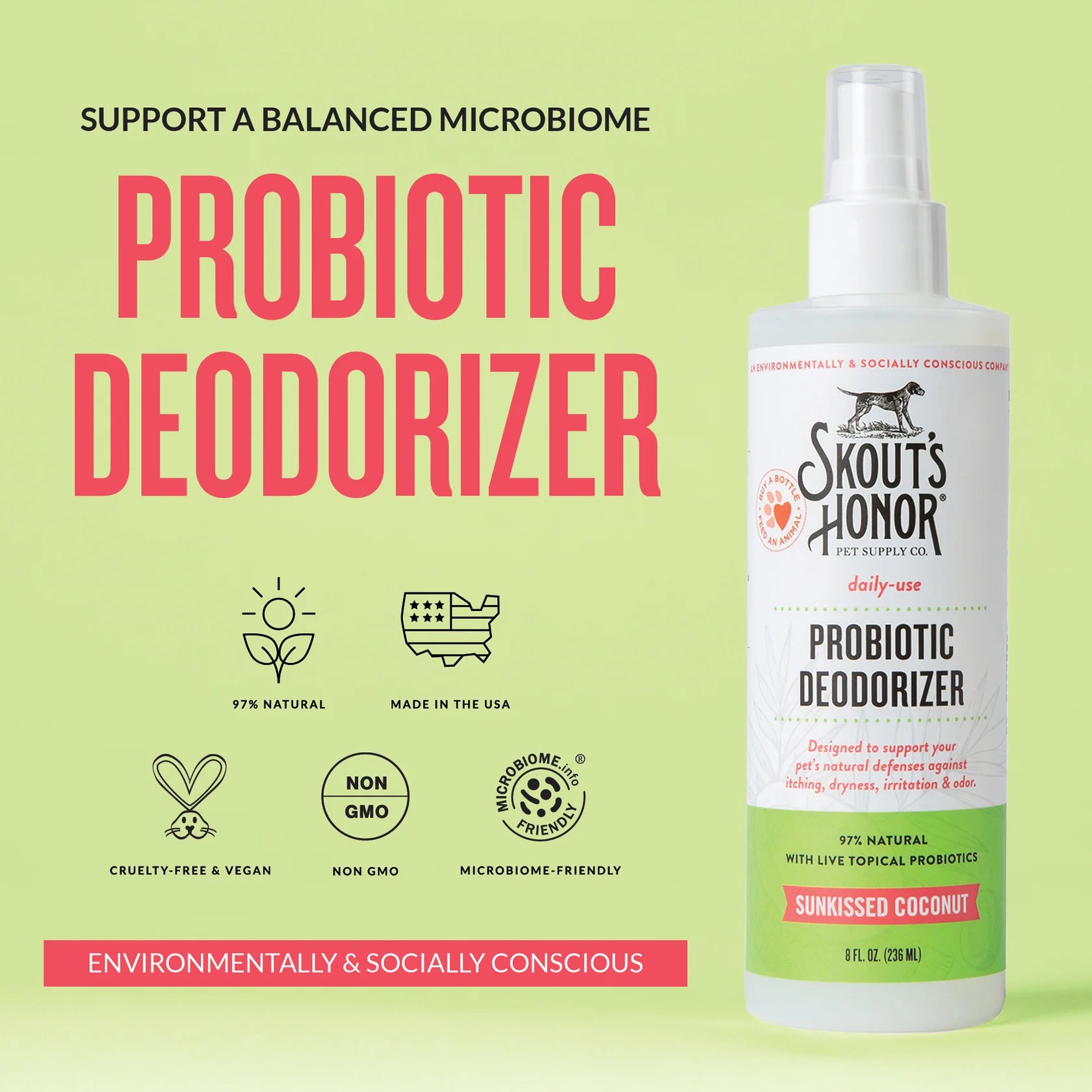 Probiotic Deodorizer - Sunkissed Coconut