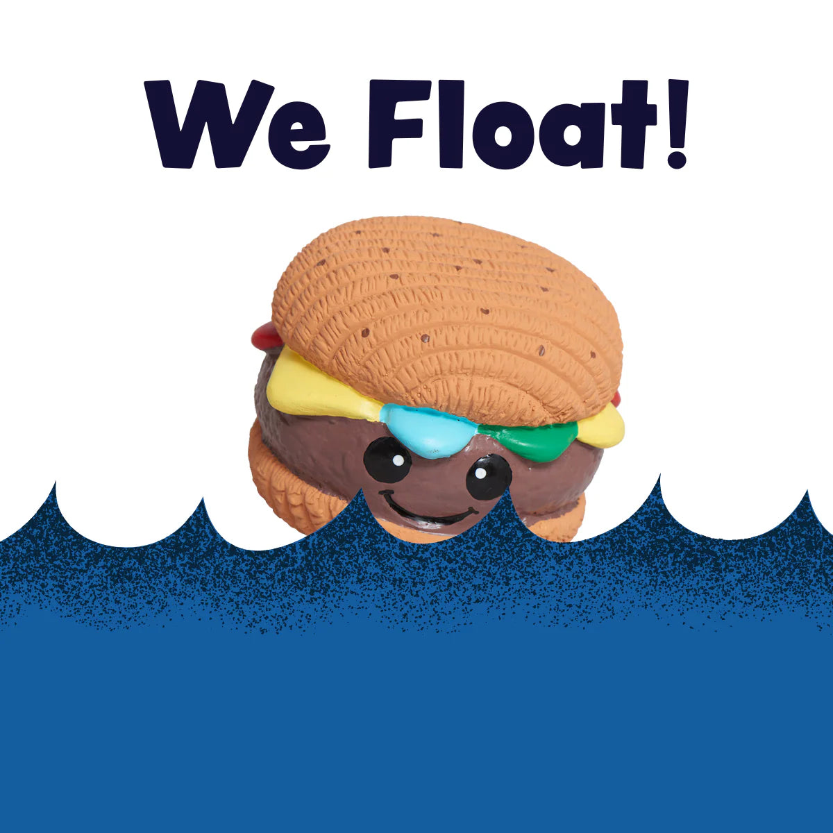 Big Buns Foodies Hamburger Ruff-Tex® Latex Ball Dog Toy